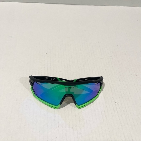 Unisex X-Tinger Polarized Green Black Cycling Sunglasses! - Picture 3 of 8